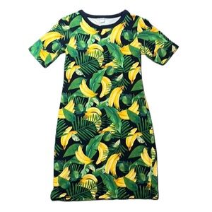 Old Navy Tropical T-Shirt Dress